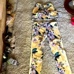 2 piece spandex type outfit